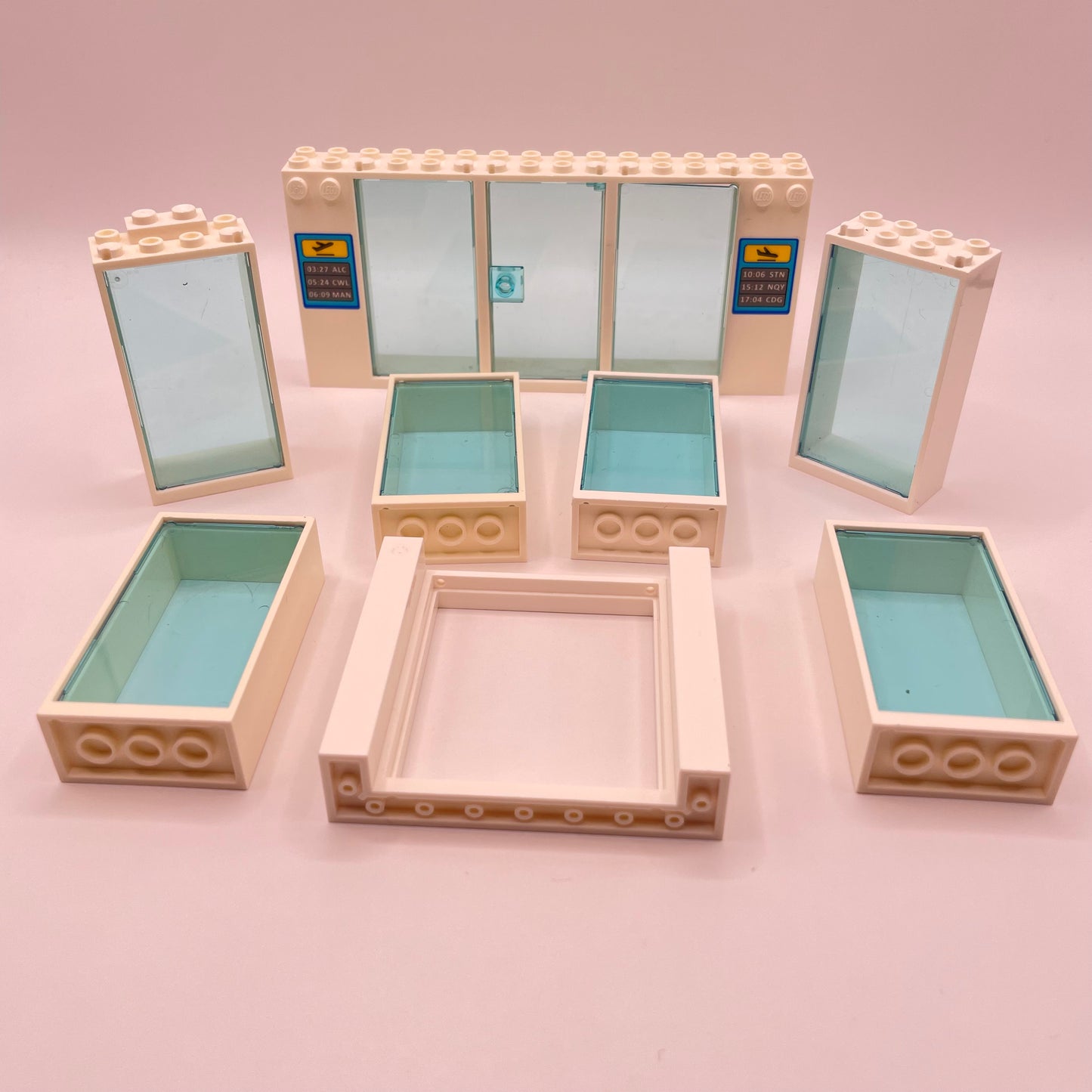 LEGO White, Large Windows, Approx. 90g