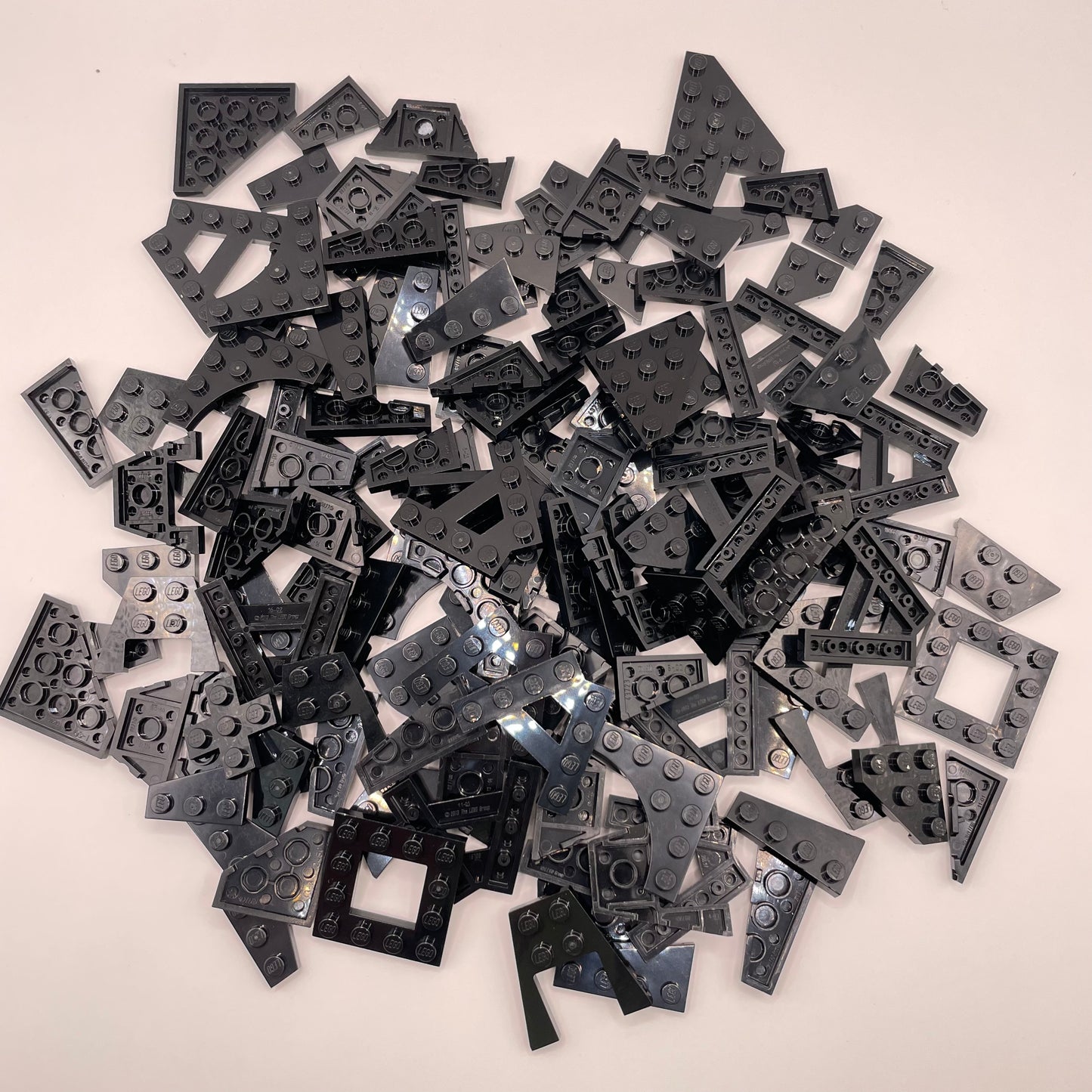 LEGO Small, Wedges, Black, Approx. 120g
