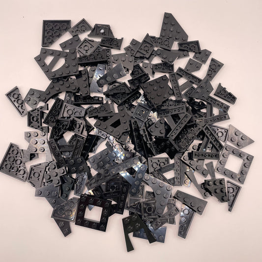 LEGO Small, Wedges, Black, Approx. 120g