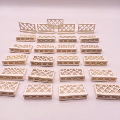 LEGO Lattice Fence, Building, White, 25 Pieces
