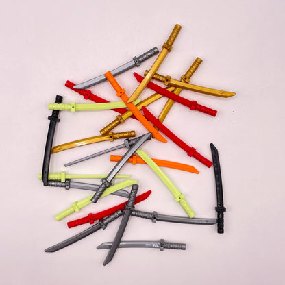 LEGO Katanas, Minifigure Accessories, 25 Pieces