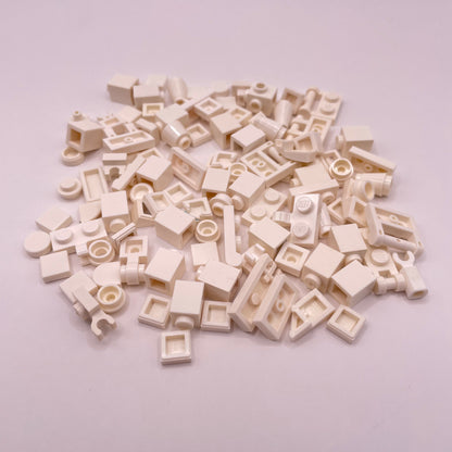 LEGO Greebling, White, 100 Pieces