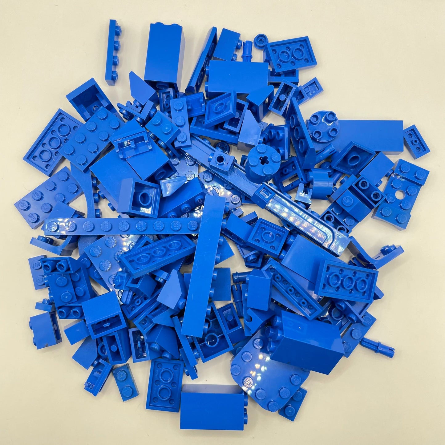 LEGO Blue, Mixed Bricks, Approx. 130g
