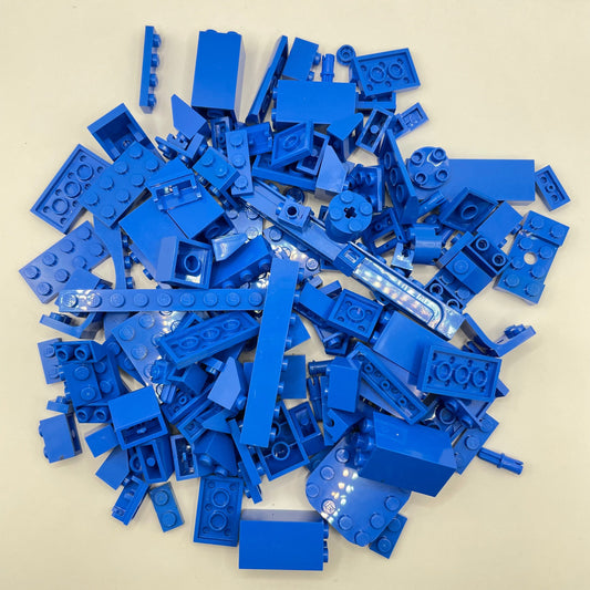 LEGO Blue, Mixed Bricks, Approx. 130g