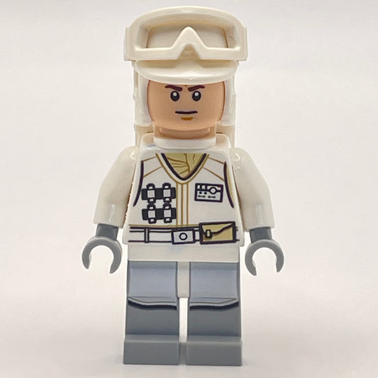 LEGO Hoth Rebel Trooper, Frown, Star Wars, Minifigure (sw0708)