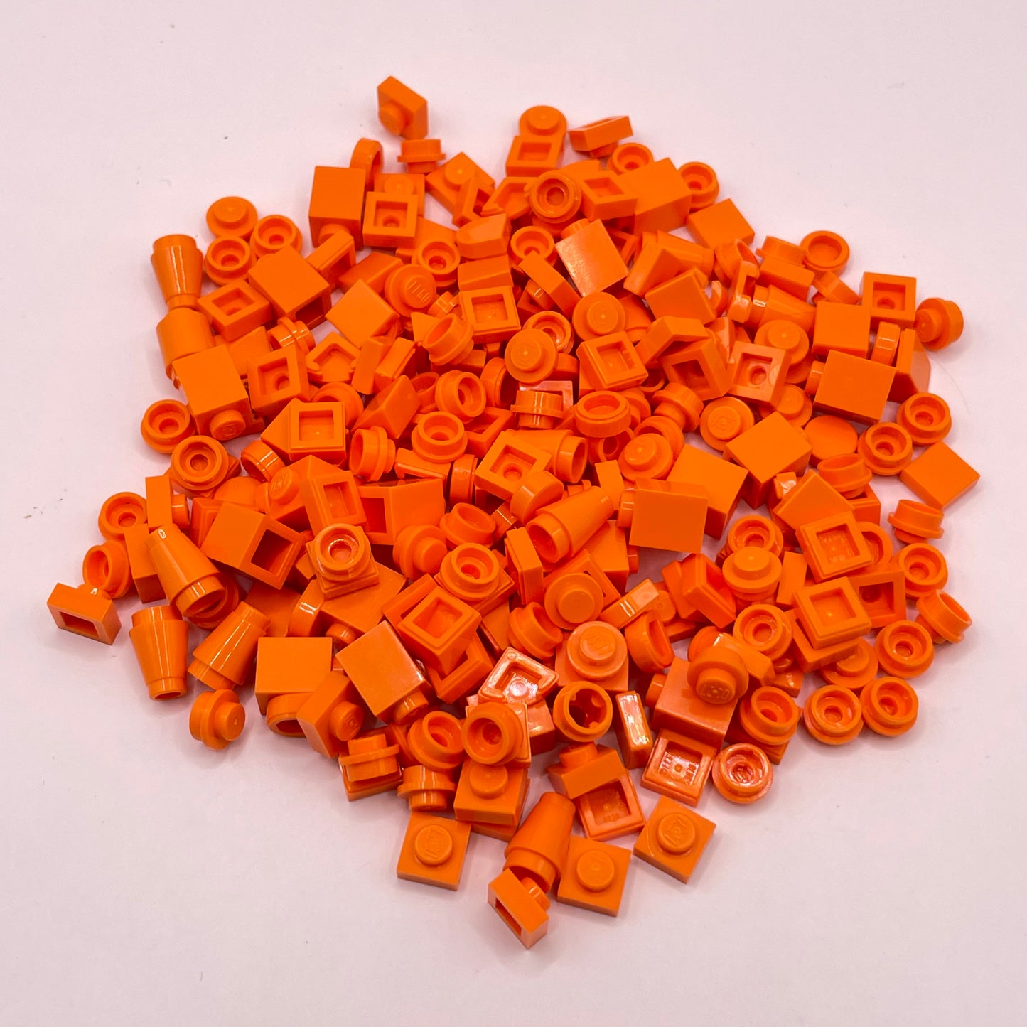 LEGO Greebling, Orange, 250 Pieces
