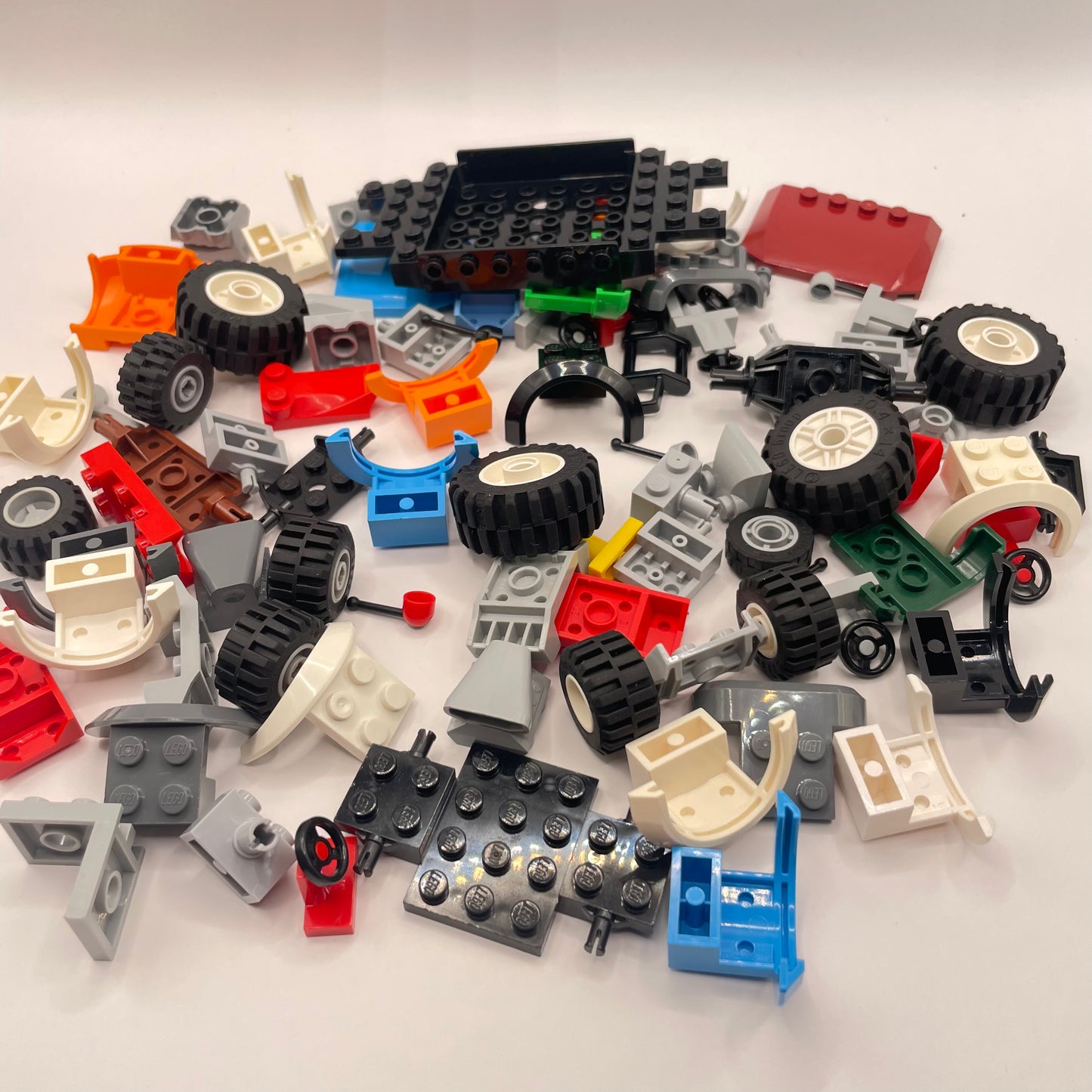LEGO  Mixed Wheels, Mixed Pieces, Vehicle, Approx. 140g