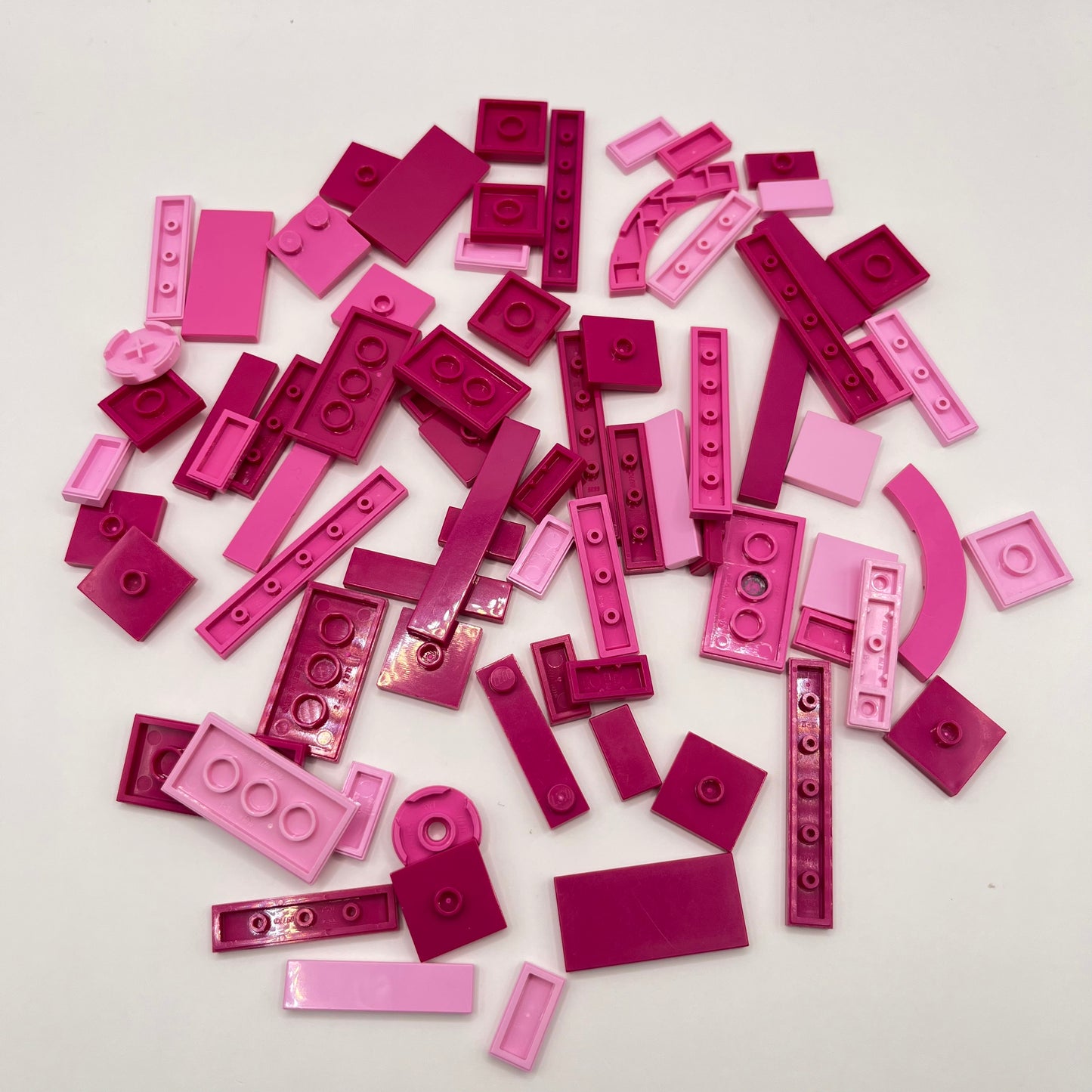 LEGO Mixed Pink, Tiles, Approx. 35g