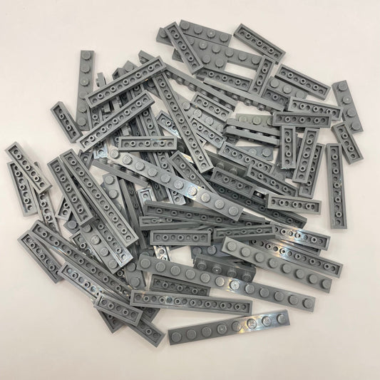 LEGO Dark Bluish Grey, 1x Plates, Approx. 75g