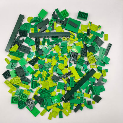 LEGO Mixed Greens, Mixed Pieces, Approx. 110g