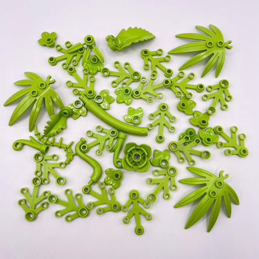LEGO Mixed Leaves, Lime, Plant, 40 Pieces