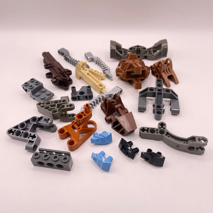 LEGO Bionicle, Connections, Odd Shapes, Mixed Colours, 20 Pieces