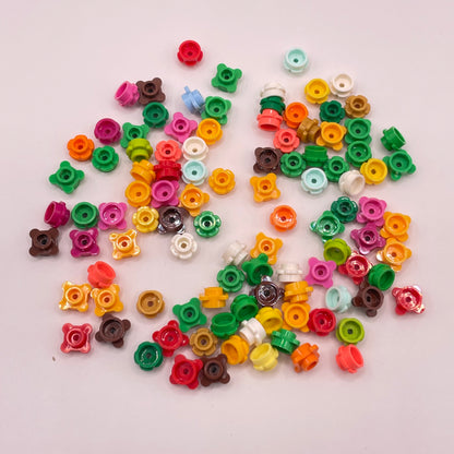 LEGO Flowers, Mixed Colours, Plant, 100 Pieces