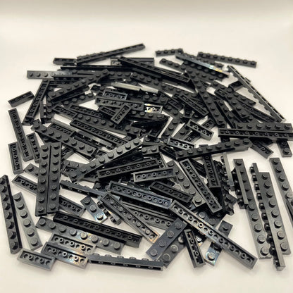 LEGO Black, 1x Plates, Approx. 130g
