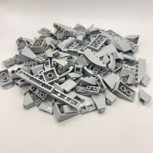 LEGO Light Bluish Grey, Slopes, Approx. 140g
