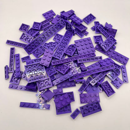 LEGO Dark Purple, Plates, Approx. 80g