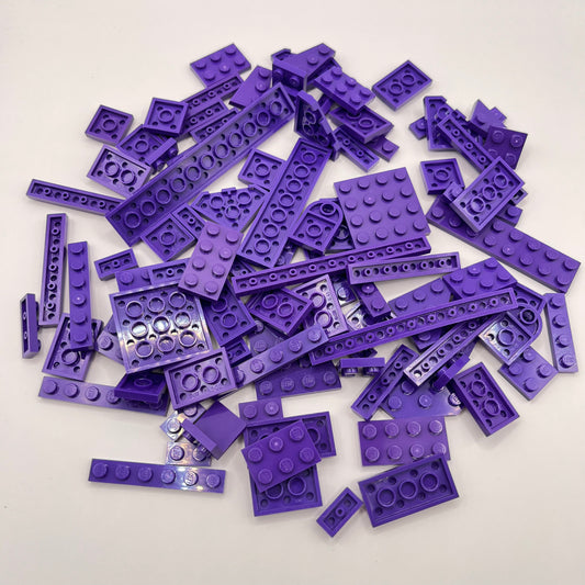 LEGO Dark Purple, Plates, Approx. 80g