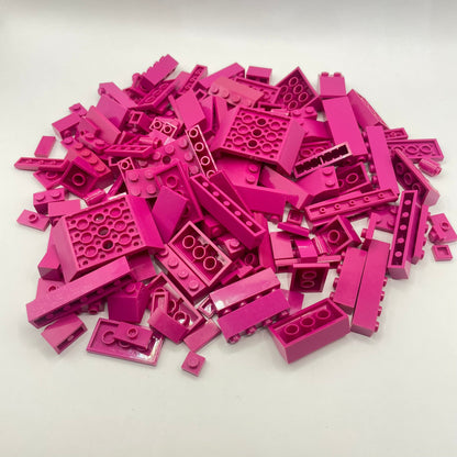LEGO Dark Pink, Mixed Pieces, Approx. 150g