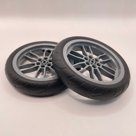 LEGO  Motor Cycle, 75mm, Wheels, Smooth Tyre, Vehicle, 2 Pieces
