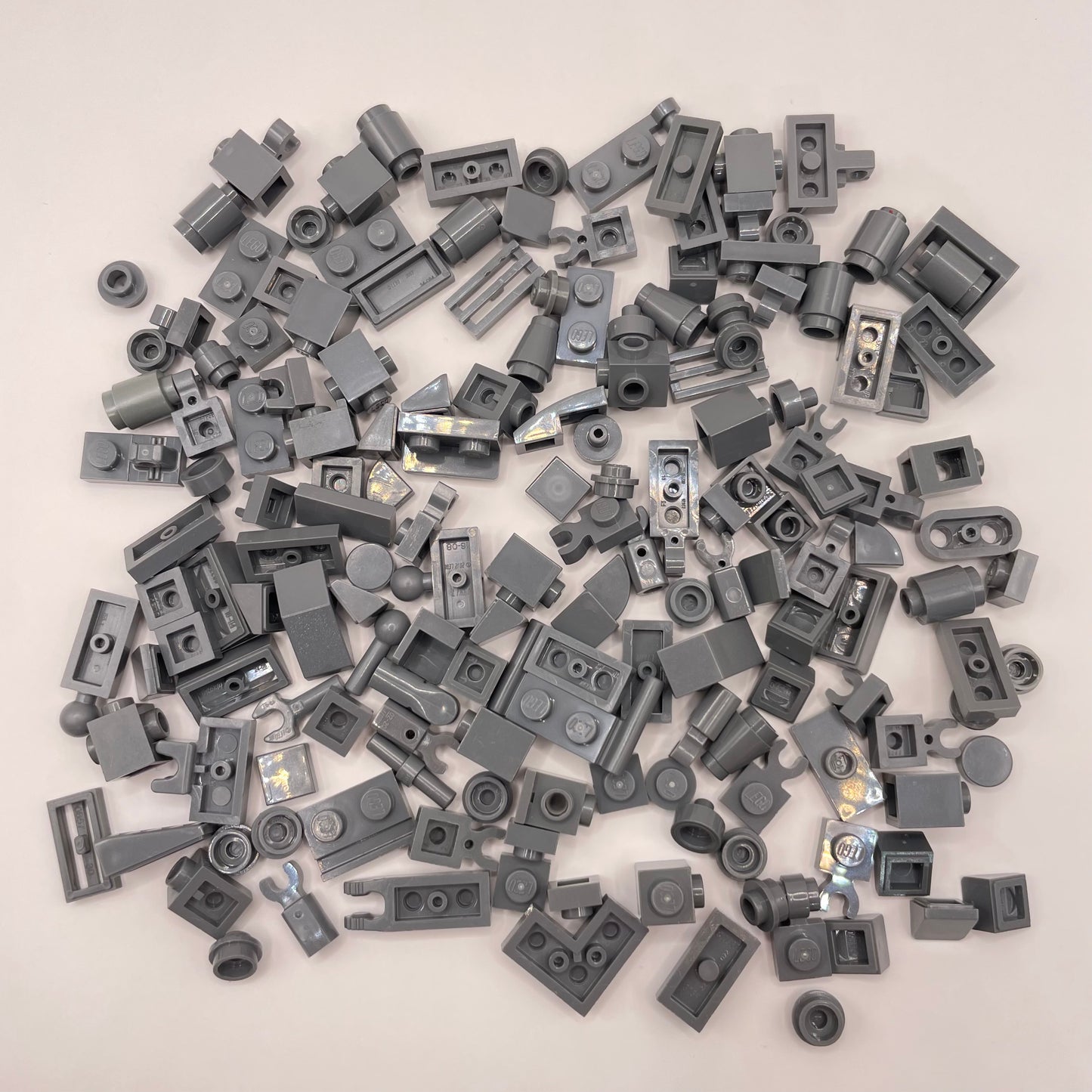 LEGO Greebling, Dark Bluish Grey, 150 Pieces