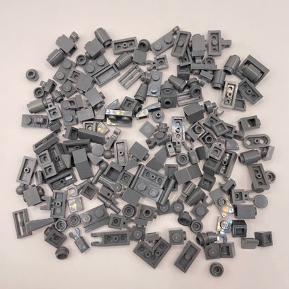 LEGO Greebling, Dark Bluish Grey, 150 Pieces