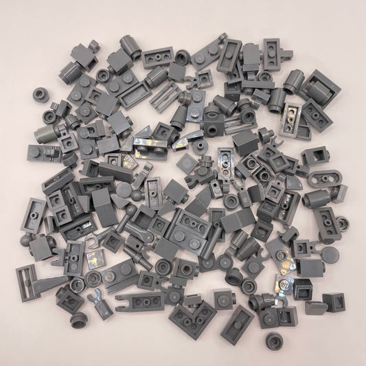 LEGO Greebling, Dark Bluish Grey, 150 Pieces