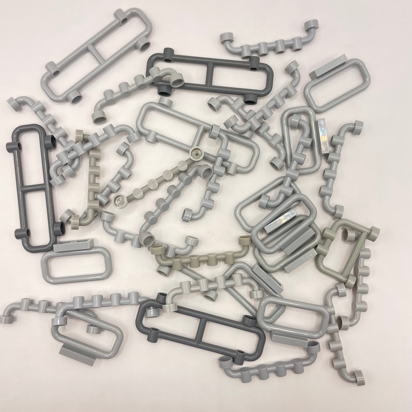 LEGO Fences, Mixed Grey, Building, Approx. 30g