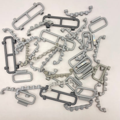 LEGO Fences, Mixed Grey, Building, Approx. 30g