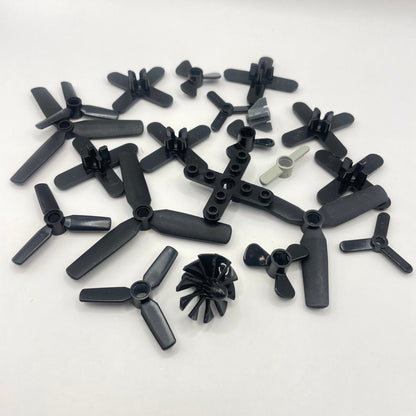 LEGO Propellors, Rotors, Flight, Black, 20 Pieces