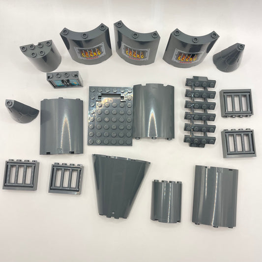 LEGO Dark Bluish Grey, Building, Approx. 80g