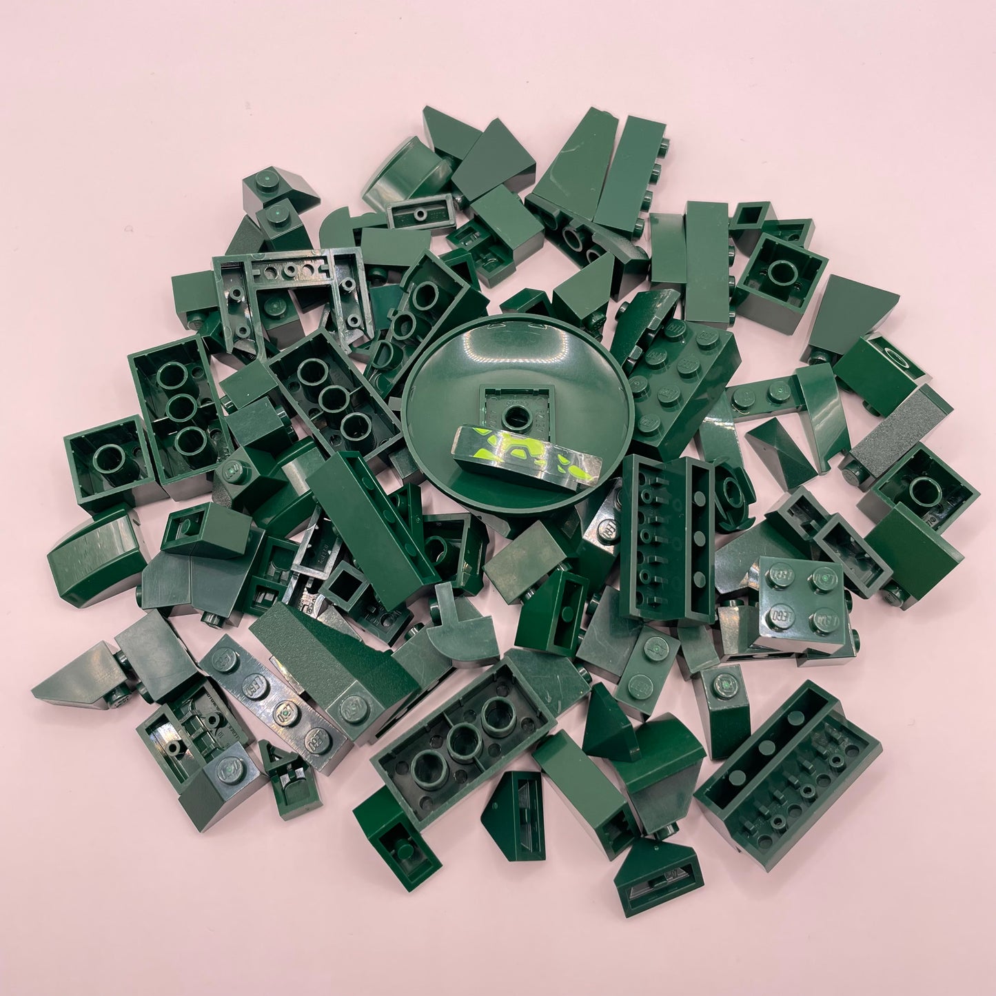 LEGO Bricks and Slopes, Dark Green, Approx. 95g