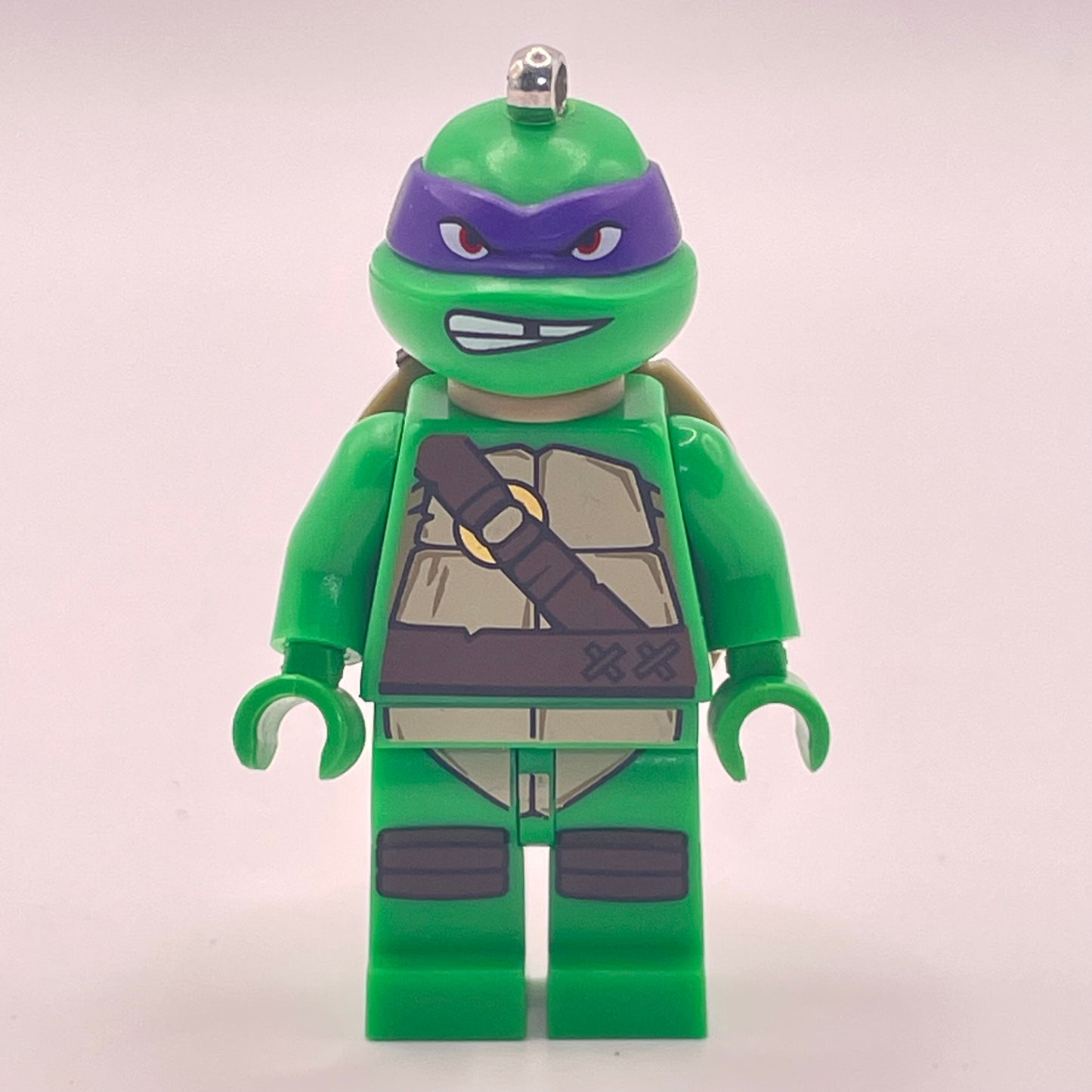 LEGO Donatello - Keychain, Teenage Mutant Ninja Turtles, Minifigure, (850646) incomplete