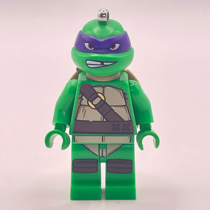 LEGO Donatello - Keychain, Teenage Mutant Ninja Turtles, Minifigure, (850646) incomplete