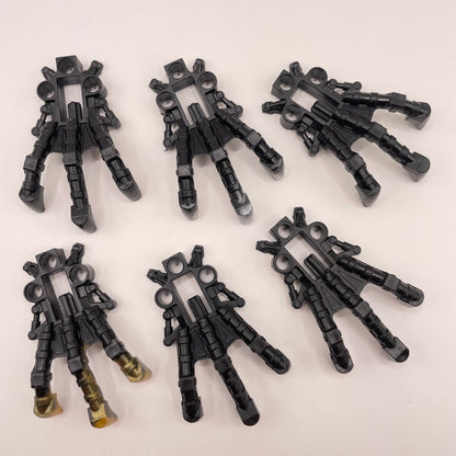 LEGO Bionicle, Clawed Foot Piraka, Mixed Black with Marble, 6 Pieces