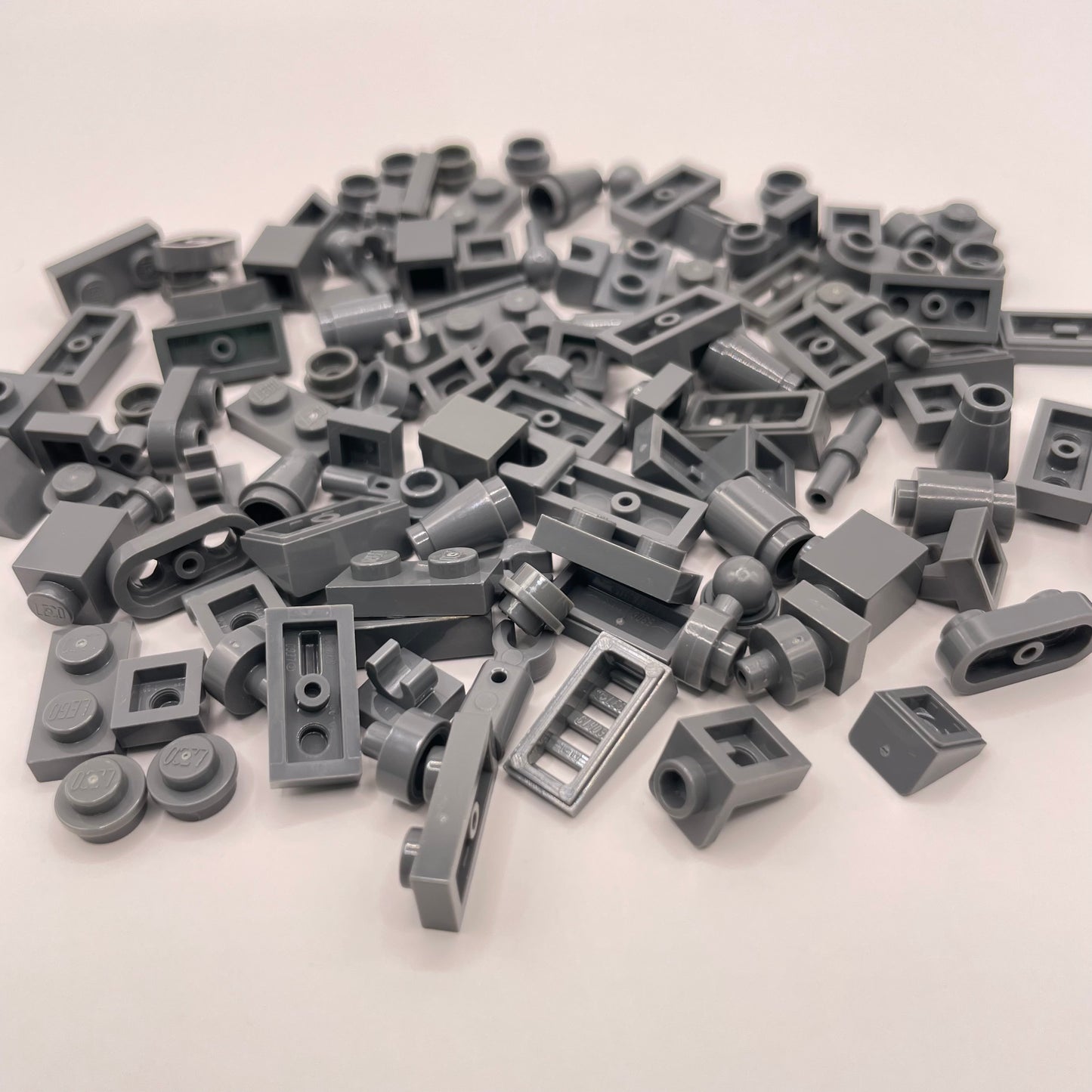 LEGO Greebling, Dark Bluish Grey, 100 Pieces