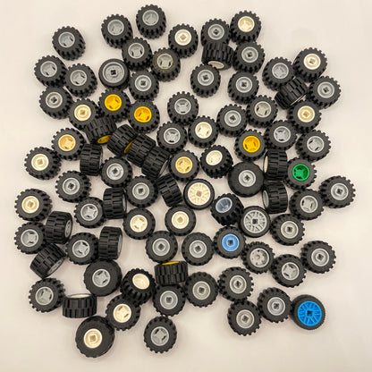 LEGO Mixed Wheels, Medium, Approx. 220g