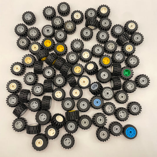 LEGO Mixed Wheels, Medium, Approx. 220g