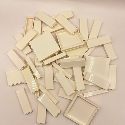 LEGO Large Bricks and Panels, White, Building, Approx. 150g