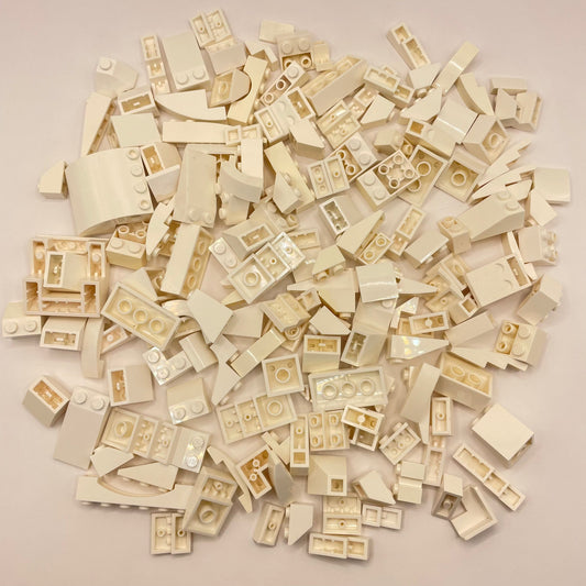 LEGO Slopes, White, Approx. 160g