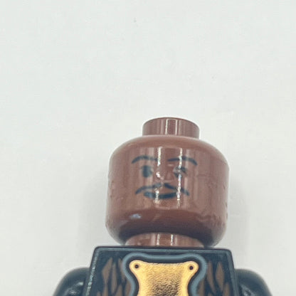 LEGO Lando Calrissian - Skiff Guard Reddish Brown Hips, Star Wars, Minifigure (sw0086) - Marked Head