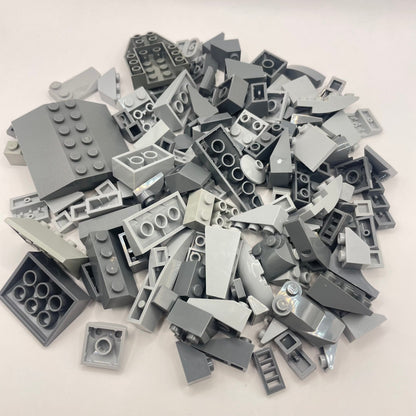 LEGO Mixed Grey, Slopes, Approx. 110g