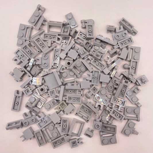 LEGO SNOT, Light Bluish Grey, 100 Pieces