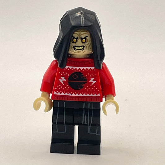 LEGO Emperor Palpatine, Holiday Sweater, Star Wars, Minifigure (sw1297)