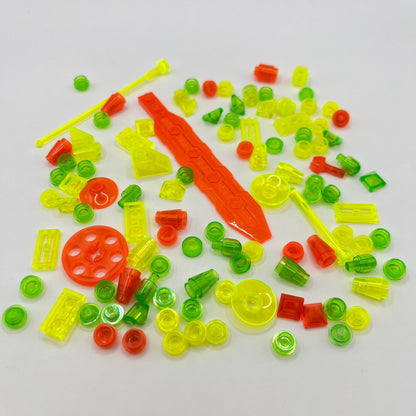LEGO Transparent Mixed Neon, Mixed Pieces (100 Pieces)