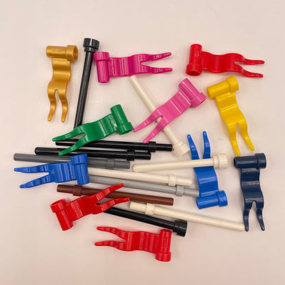 LEGO Mixed Flags / Poles, Castle, 22 Pieces