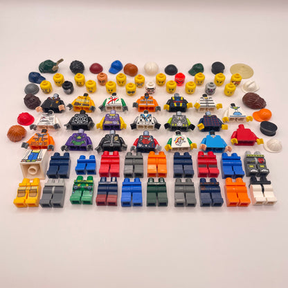 LEGO Build a Minifigure, Mix and Match City Figures, Set of 20