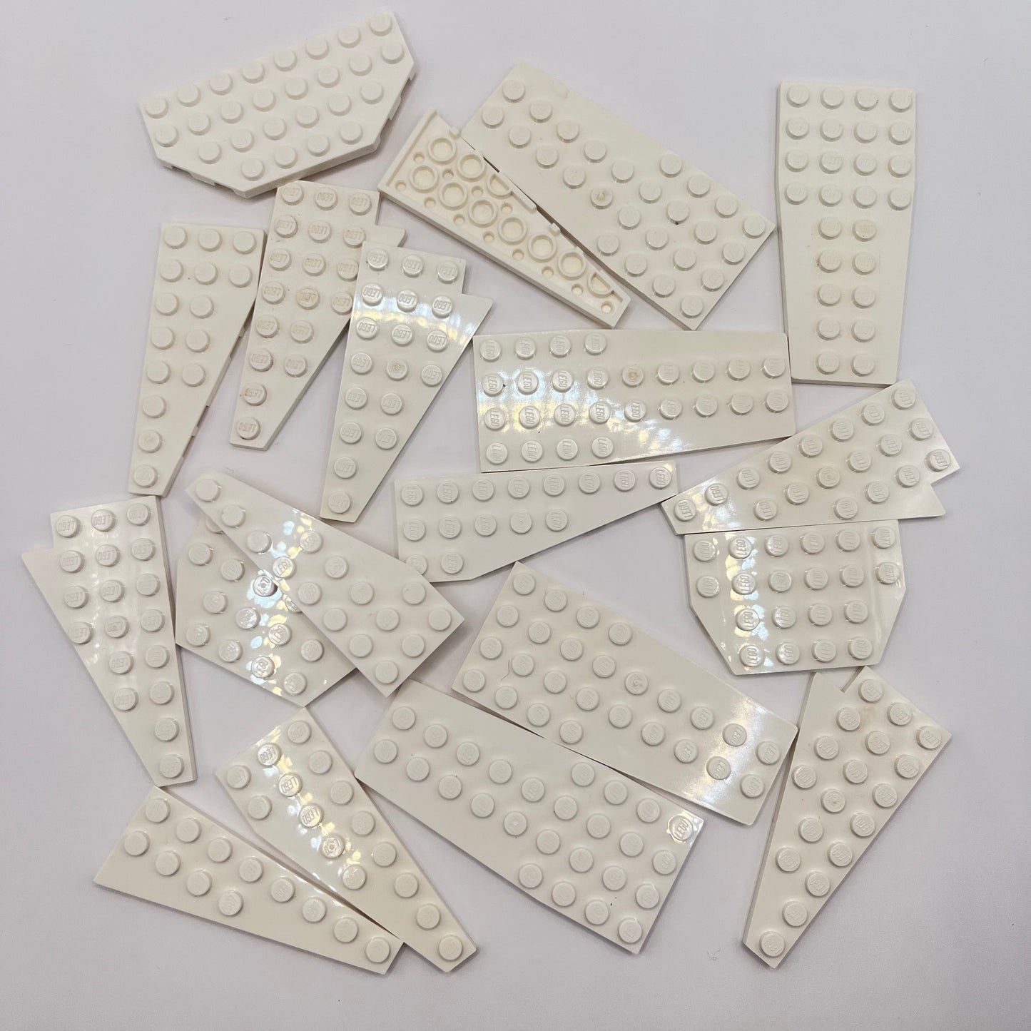 LEGO Wings, Medium, Plates, White, Approx. 55g