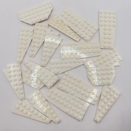 LEGO Wings, Medium, Plates, White, Approx. 55g