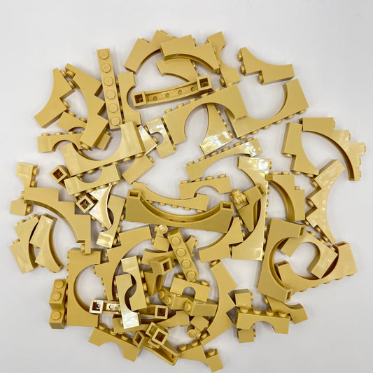 LEGO Arches, Tan, Building, Approx. 100g