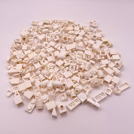 LEGO Greebling, White, 250 Pieces